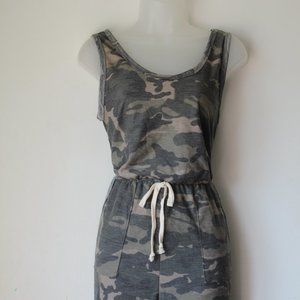 Caution To The Wind Camo Romper